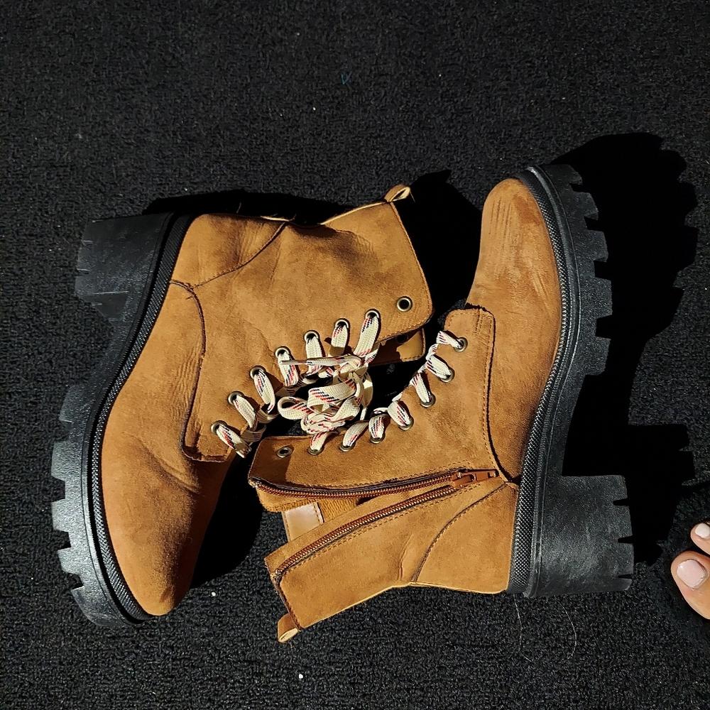 Brown Suede Boots